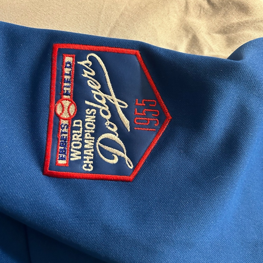 Rare Cooperstown Collection Jackie Robinson 1955 World Series jersey